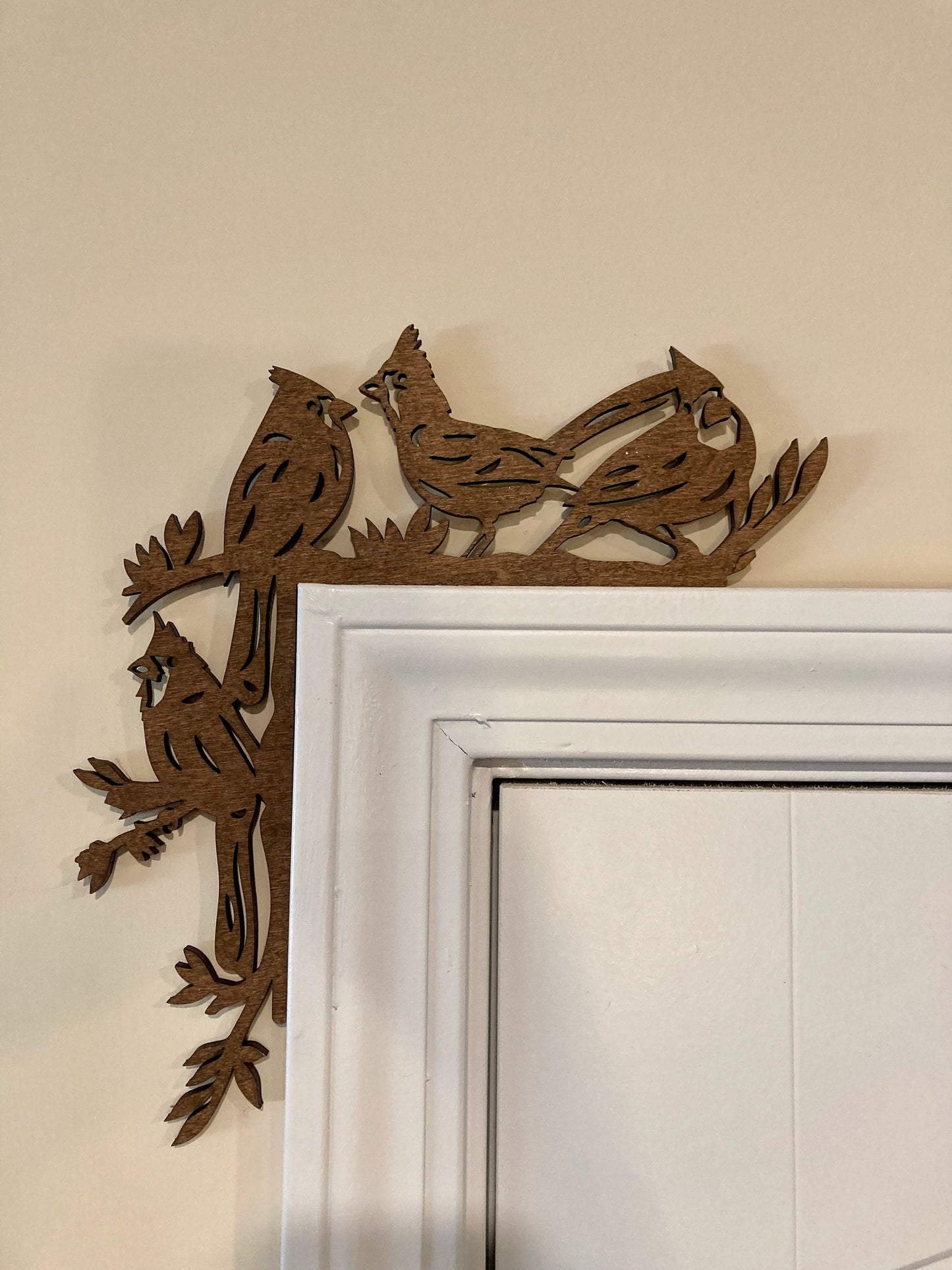 Cardinal Bird Corner Decor