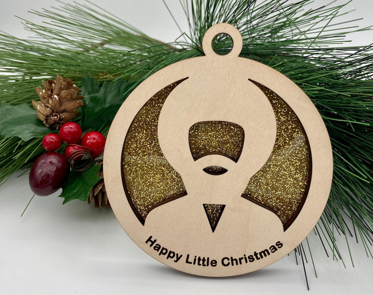 Happy Little Christmas Artist Christmas Ornament