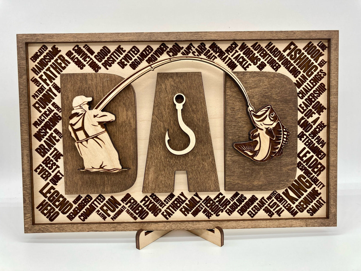 Father’s Day Fishing Dad Sign