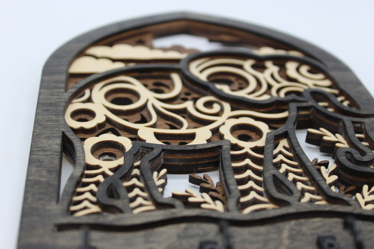 Elephant Swirl / Key Hanger / Organizer