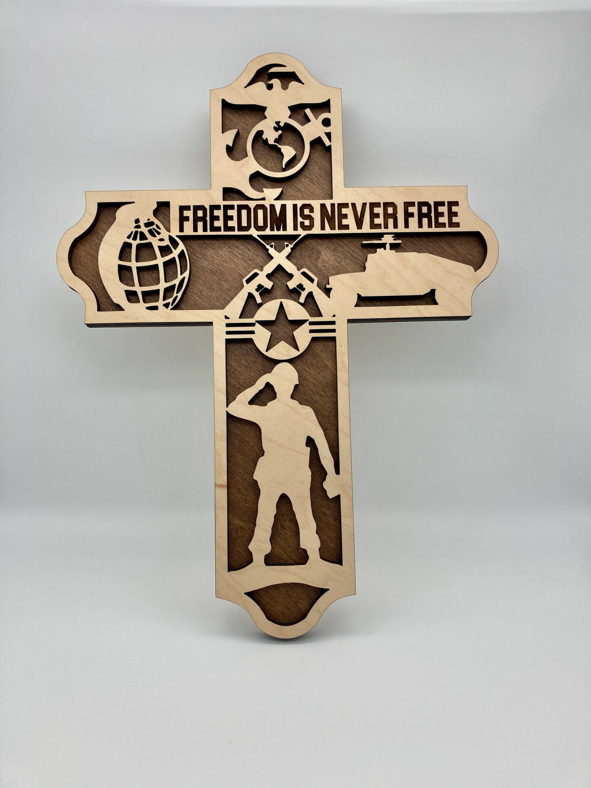 Military Cross, Freedom is Never Free, Memorial Cross, Veteran