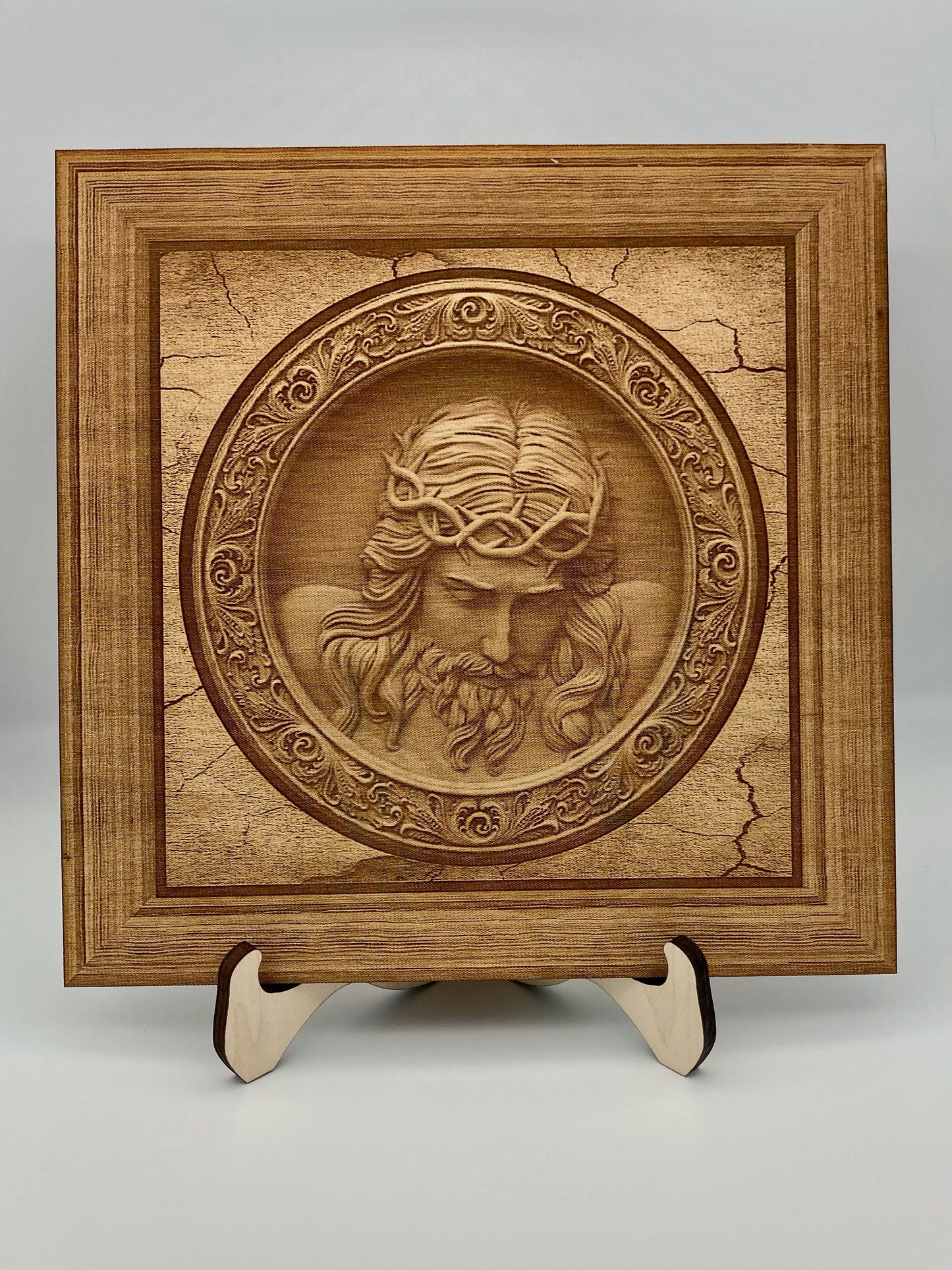 Jesus Christ Engraved Portrait