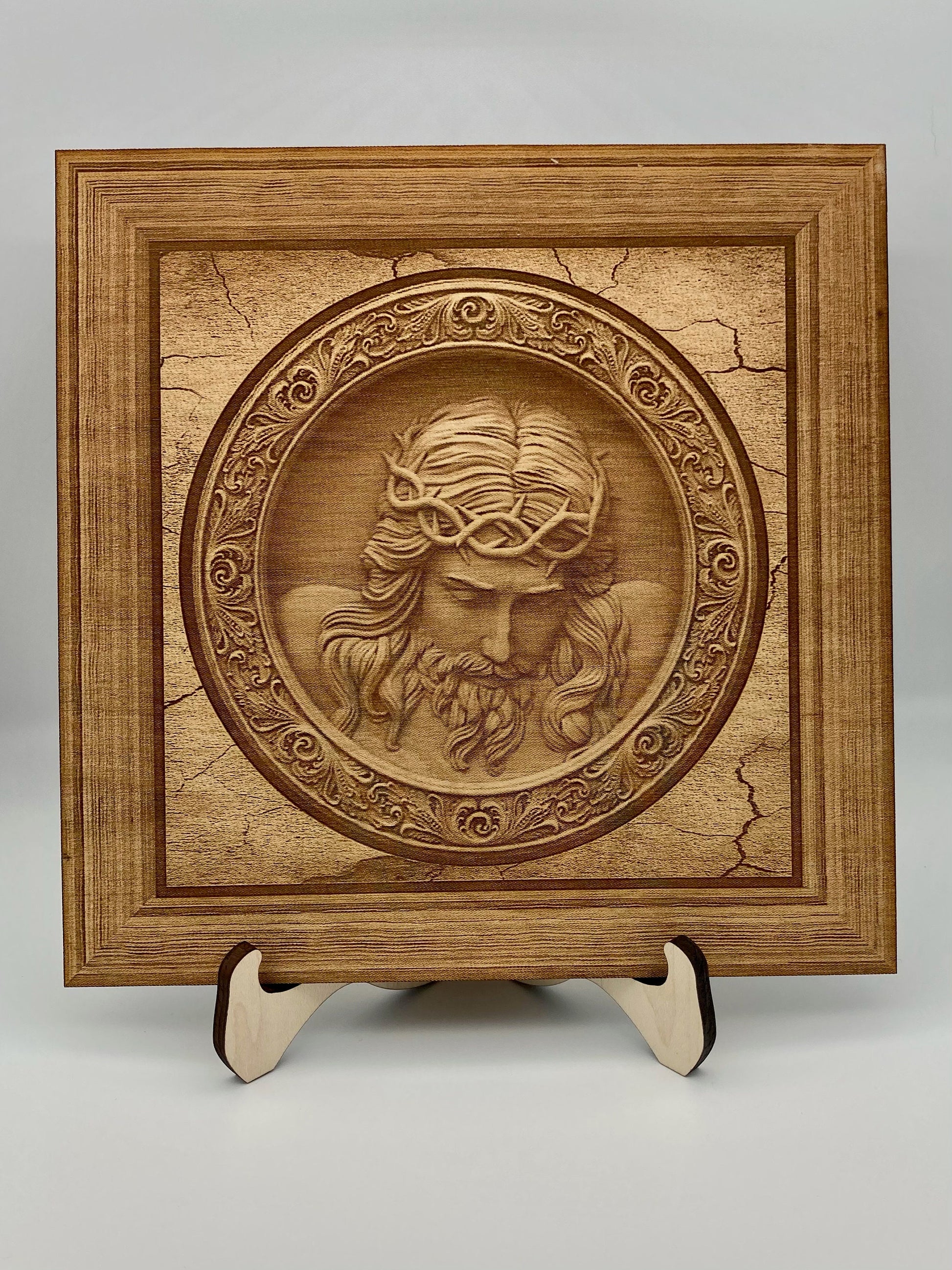Jesus Christ Engraved Portrait