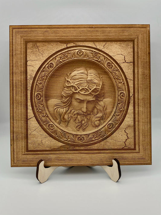 Jesus Christ Engraved Portrait