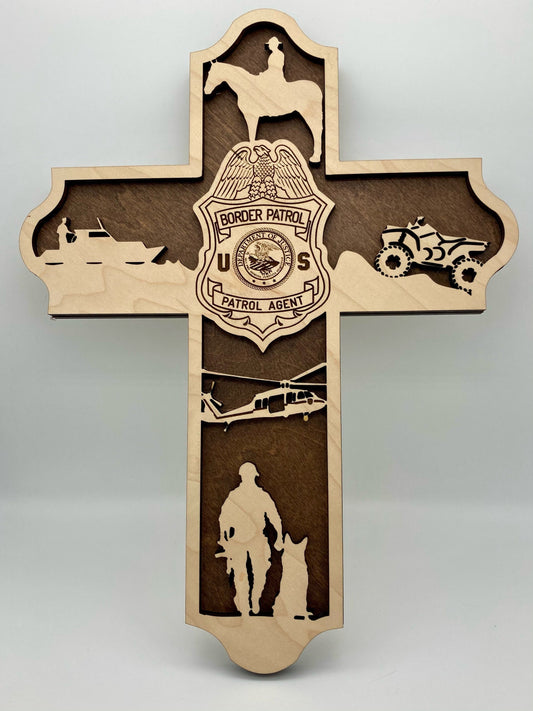 Border Control Cross, Officer, Memorial