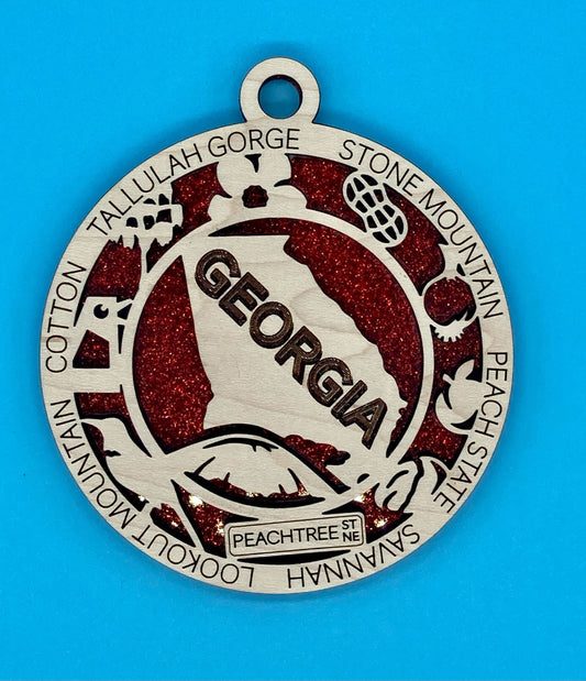 Georgia Christmas Ornament