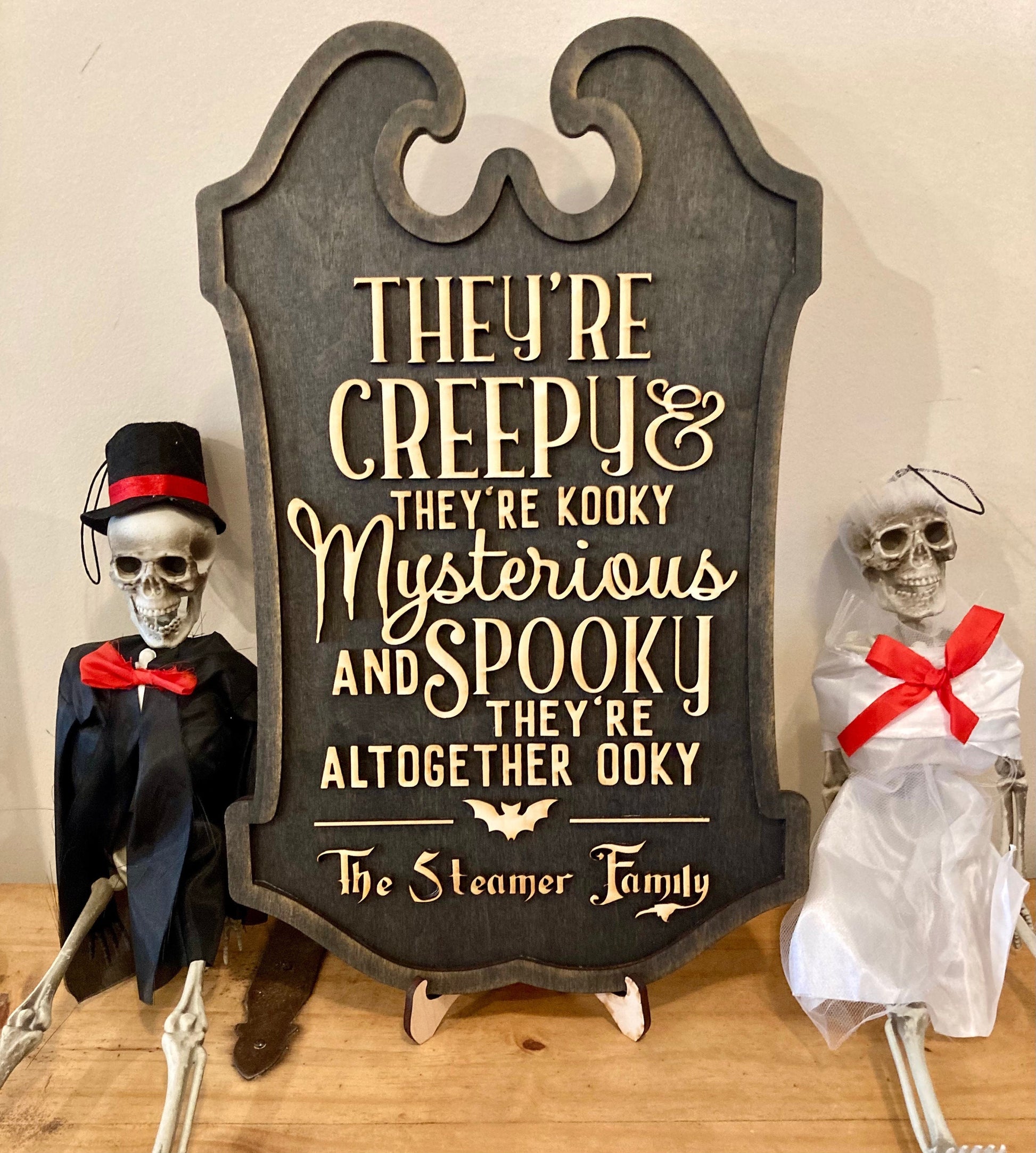 CUSTOM Name Halloween Decor