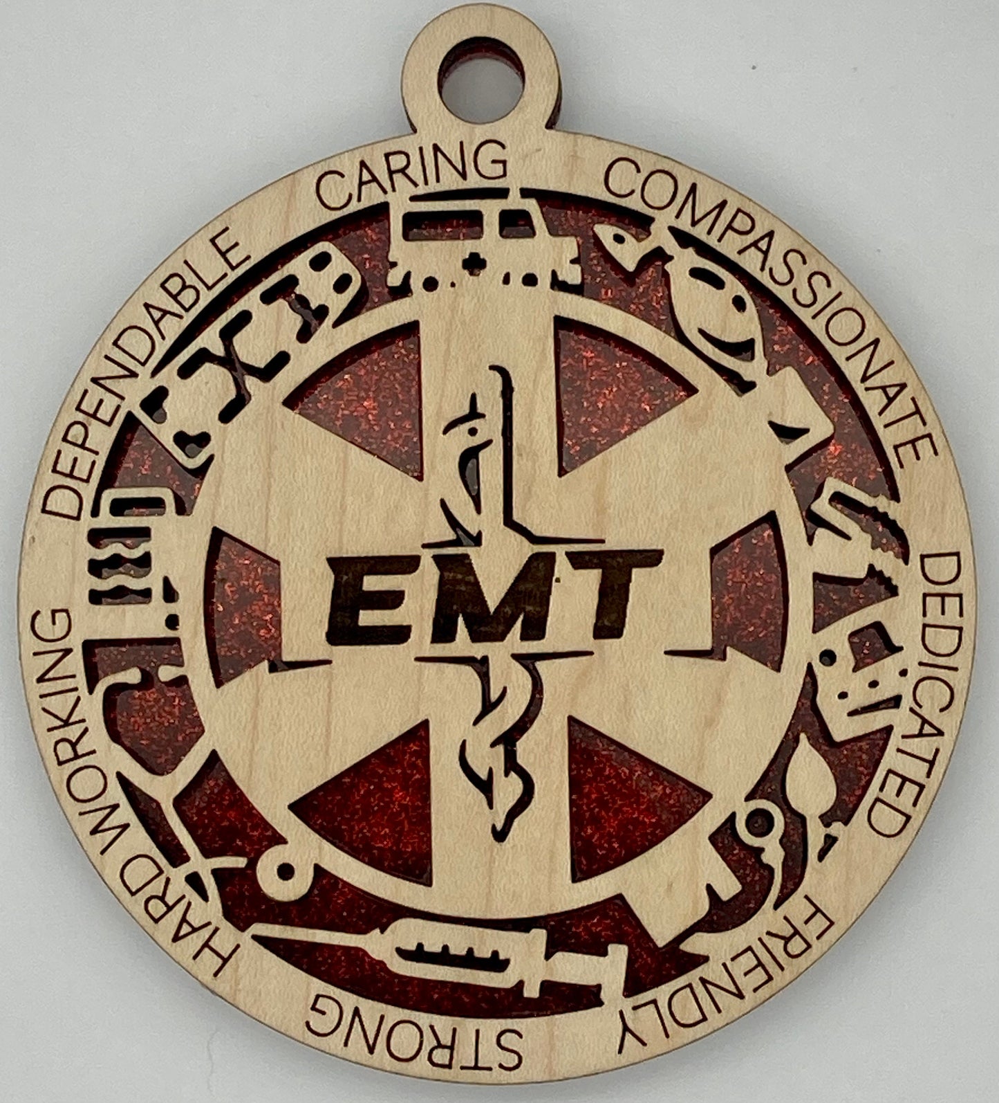 EMT First Responder Christmas Ornaments Customizable