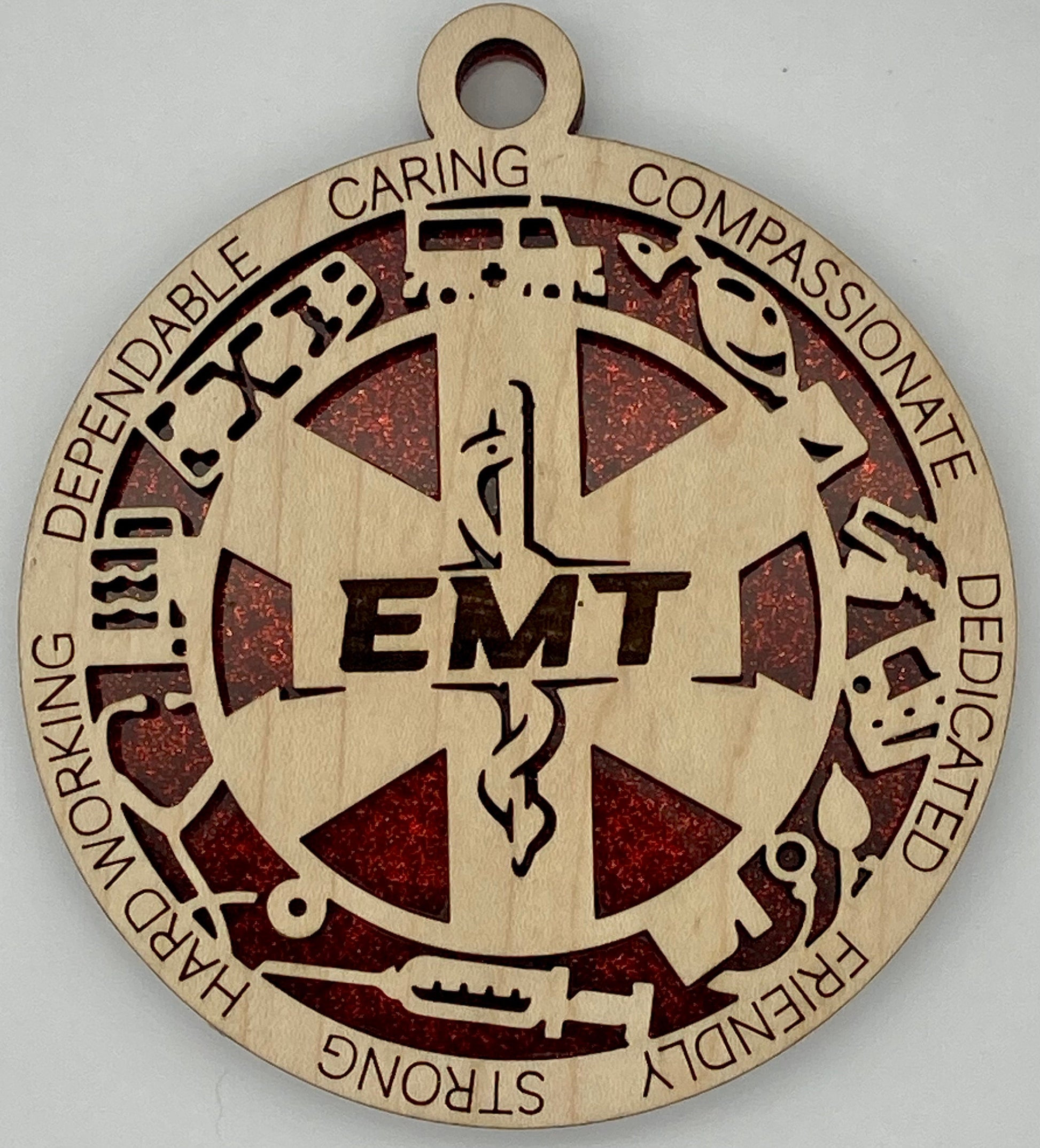 EMT First Responder Christmas Ornaments Customizable