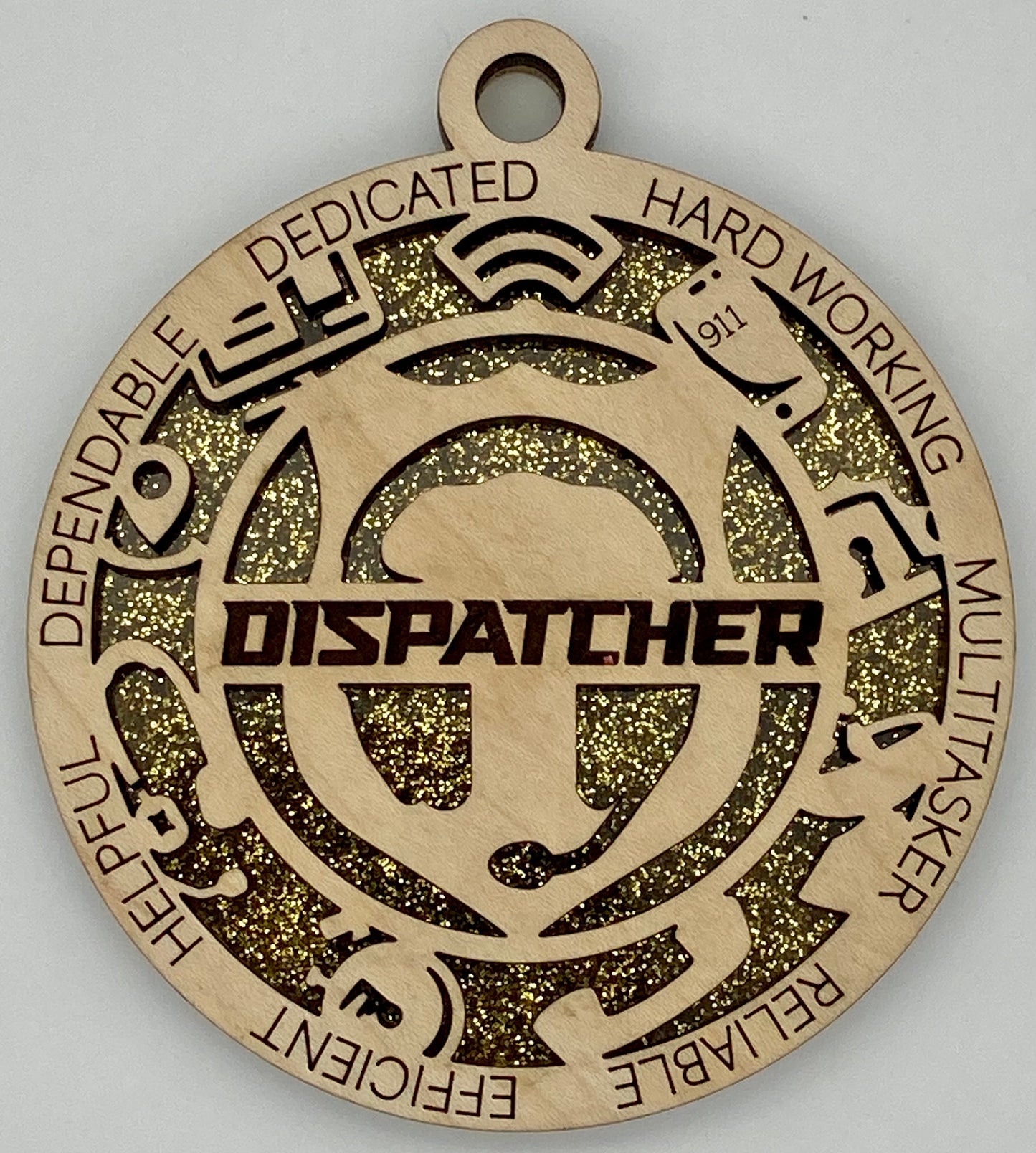 Dispatcher First Responder Christmas Ornaments Customizable
