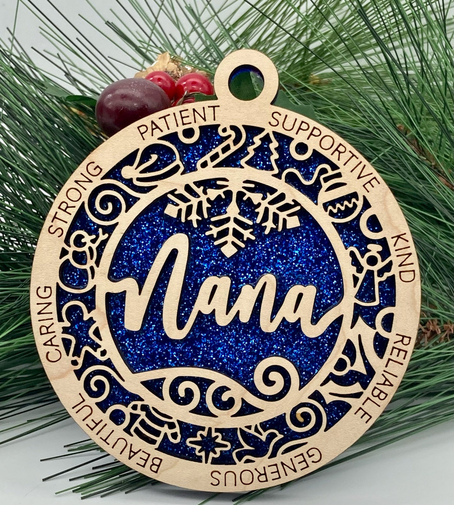 CUSTOMIZABLE Nana Christmas Ornament