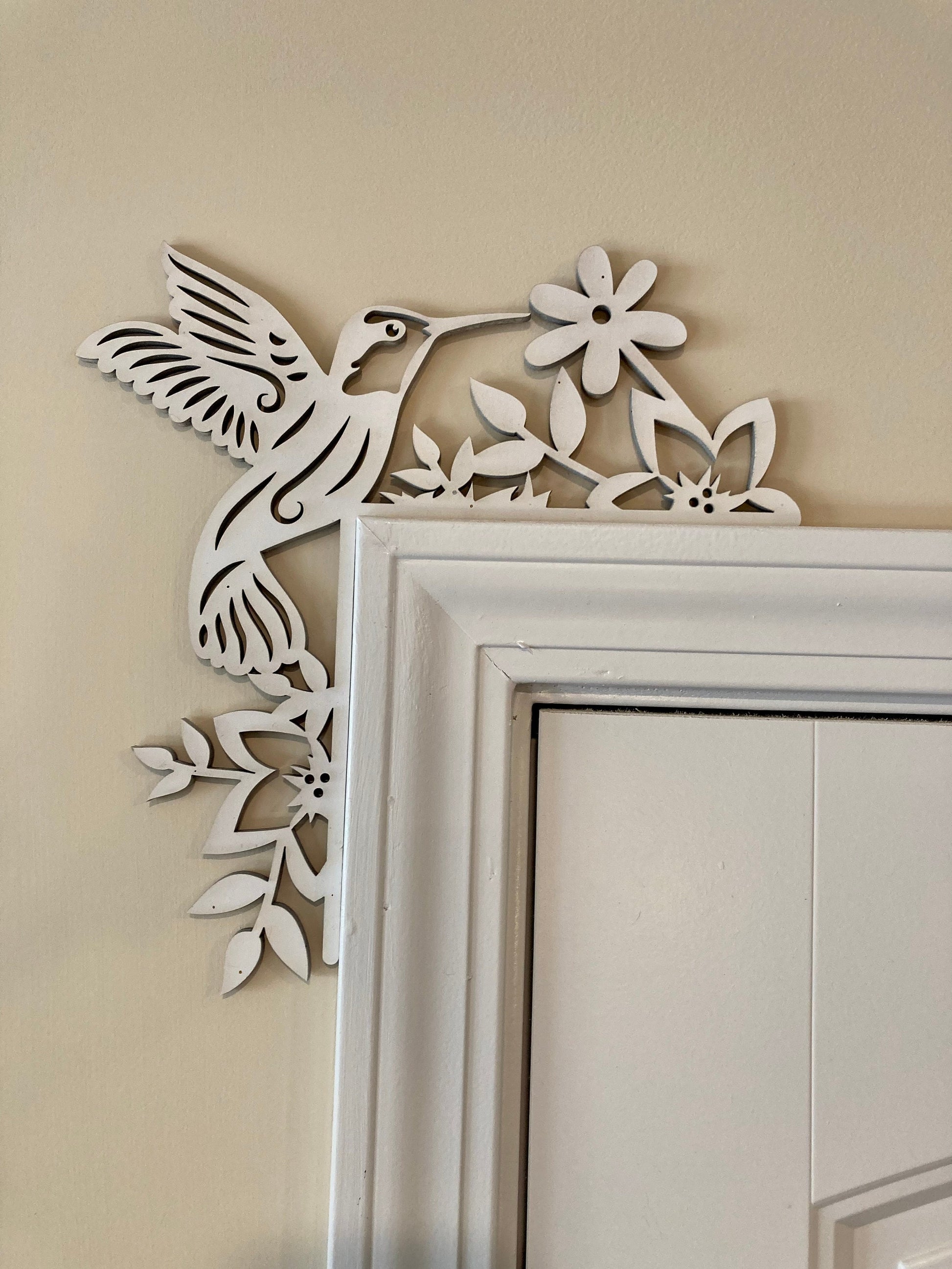 Hummingbird Door Corner Decor