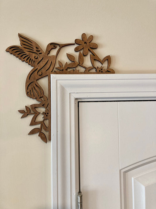 Hummingbird Door Corner Decor
