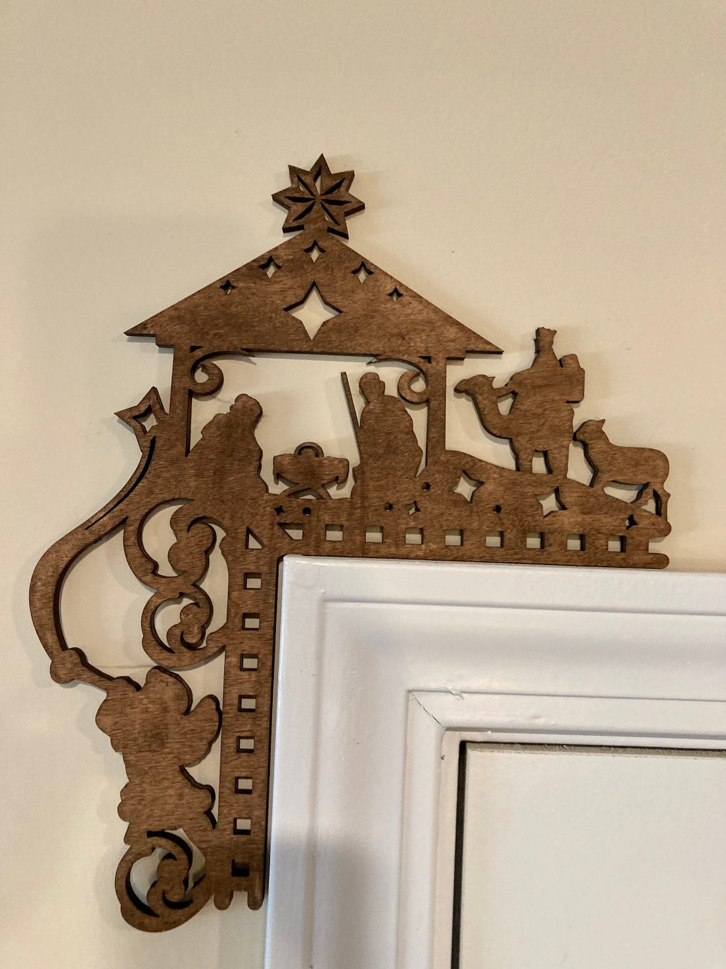 Jesus Is Born Nativity Scene Corner Decor