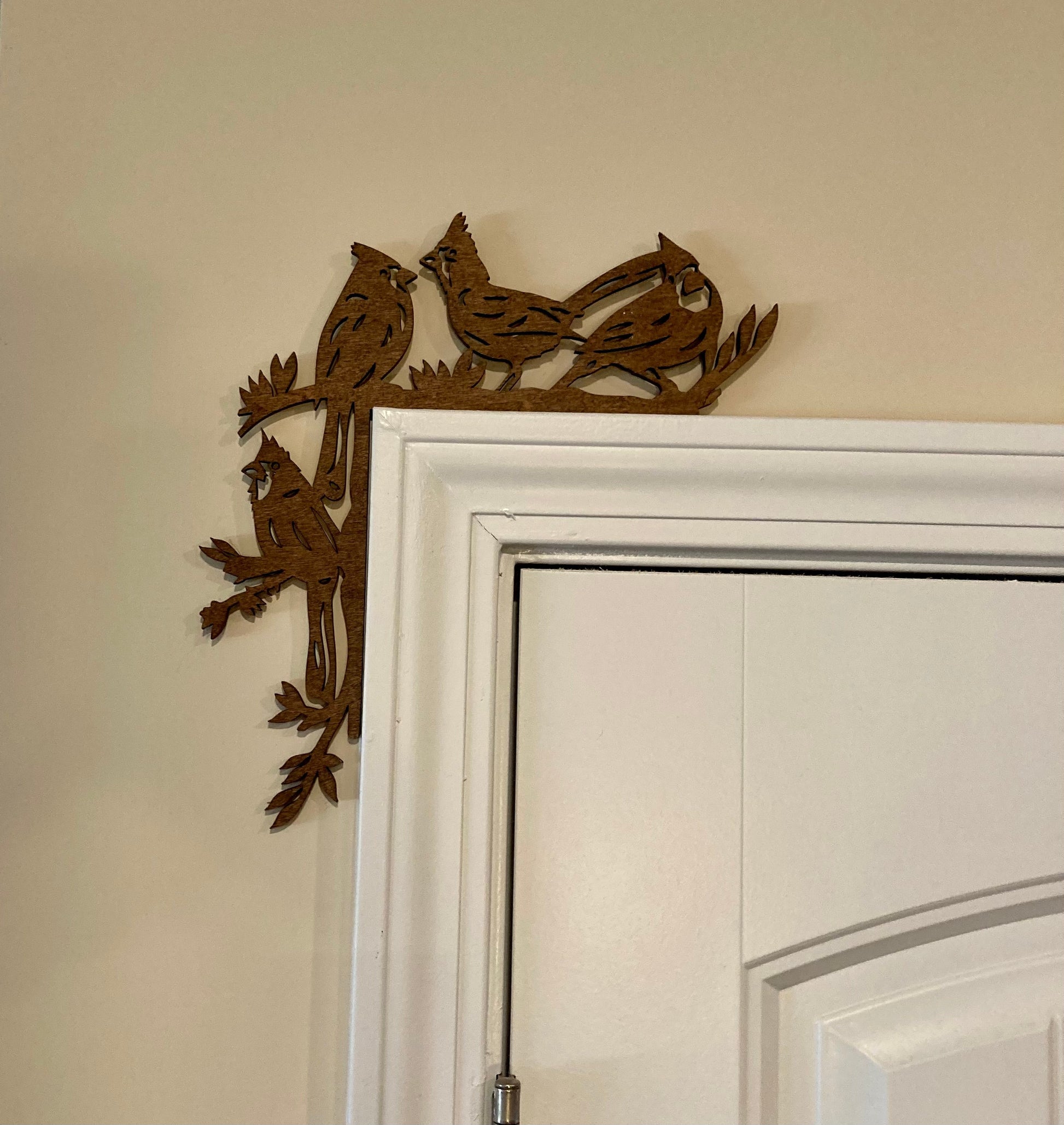 Cardinal Bird Corner Decor