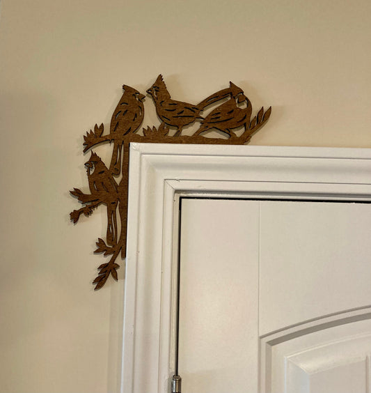 Cardinal Bird Corner Decor