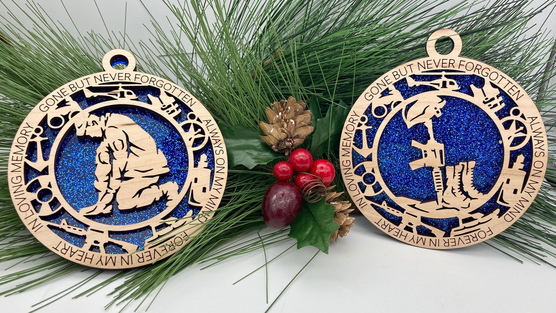 CUSTOMIZABLE United States Coast Guard Memorial Christmas Ornament