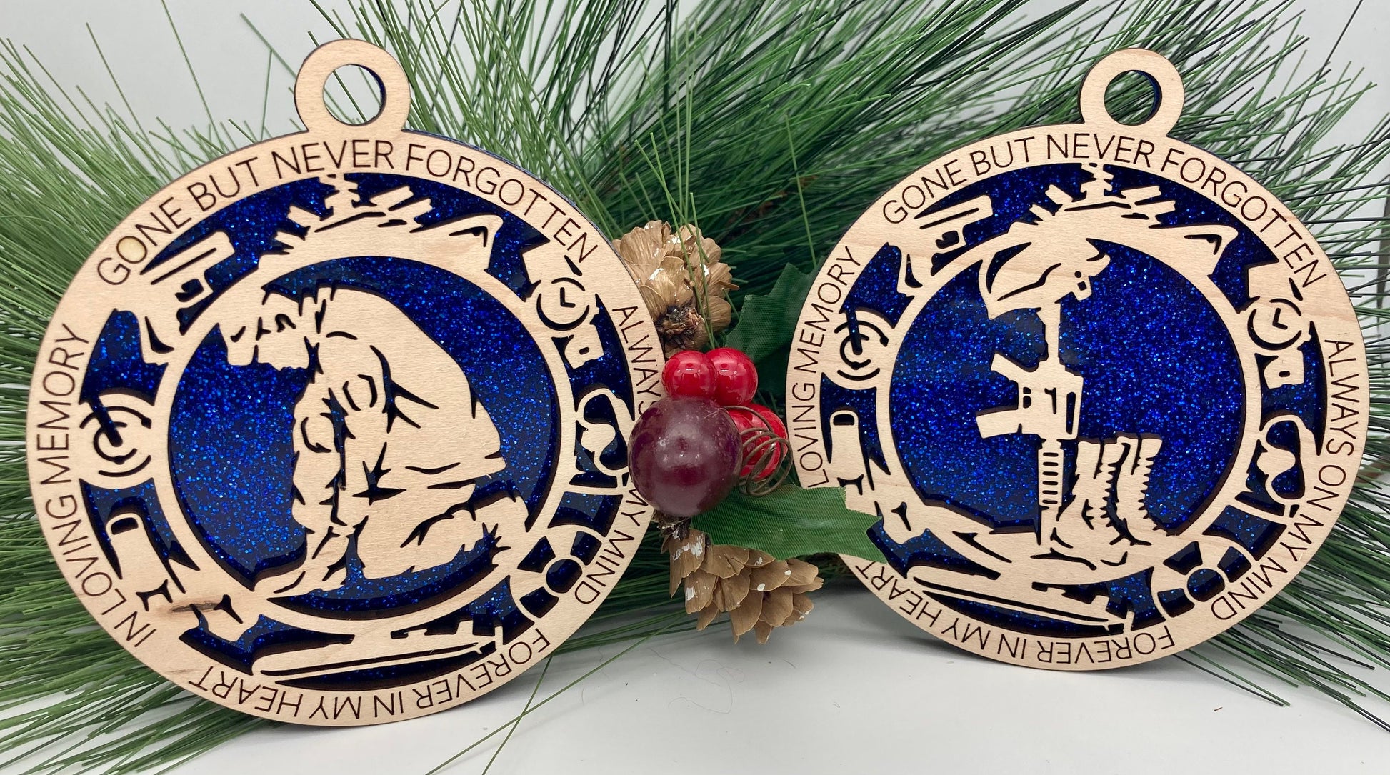 CUSTOMIZABLE United States Navy Memorial Christmas Ornament