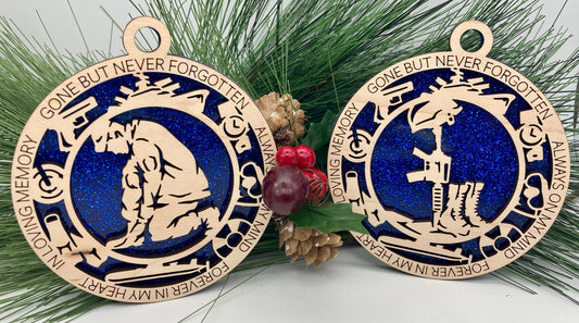 CUSTOMIZABLE United States Navy Memorial Christmas Ornament