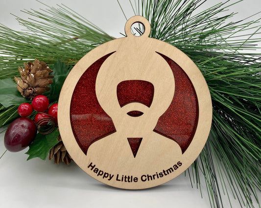 Happy Little Christmas Artist Christmas Ornament