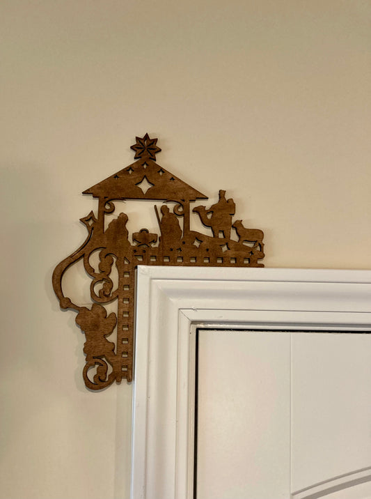 Jesus Is Born Nativity Scene Corner Decor