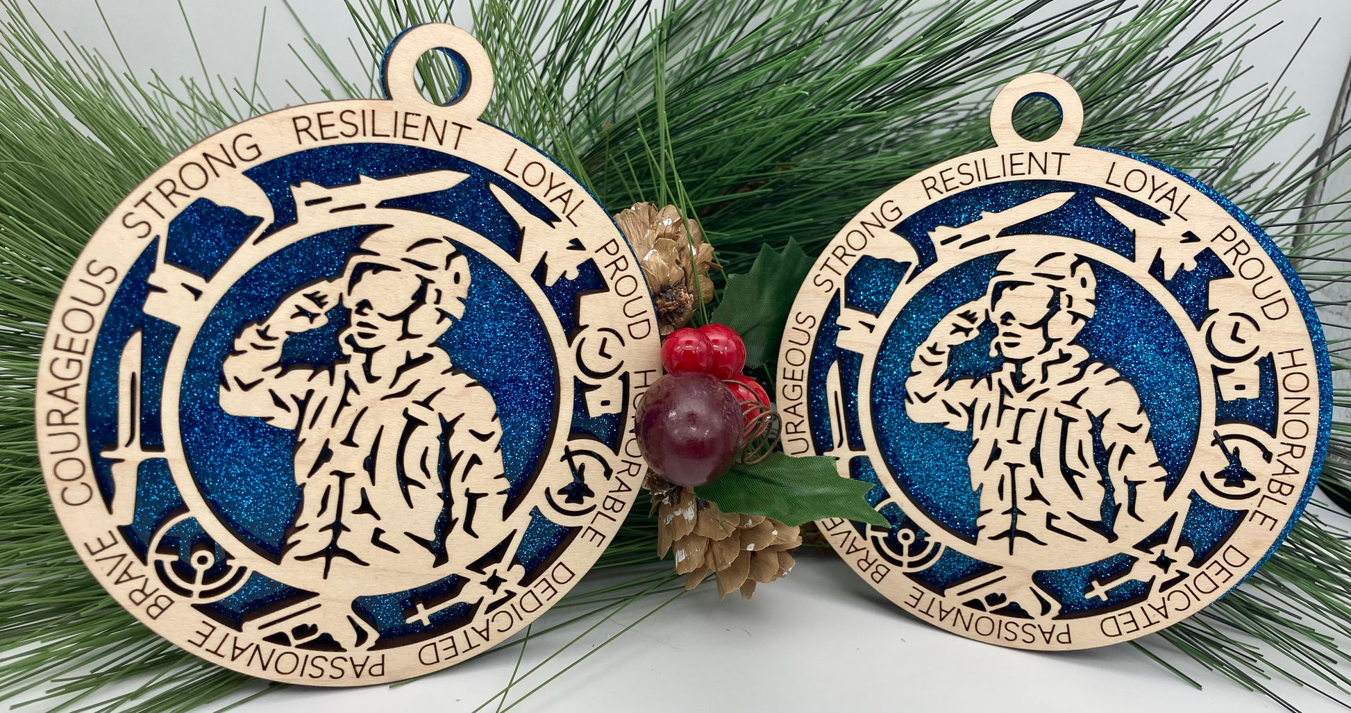 CUSTOMIZABLE United States Air Force Field Uniform Christmas Ornament