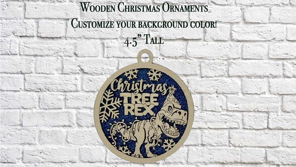 Christmas "Tree Rex" T-Rex Dinosaur Ornament
