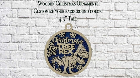 Christmas "Tree Rex" T-Rex Dinosaur Ornament