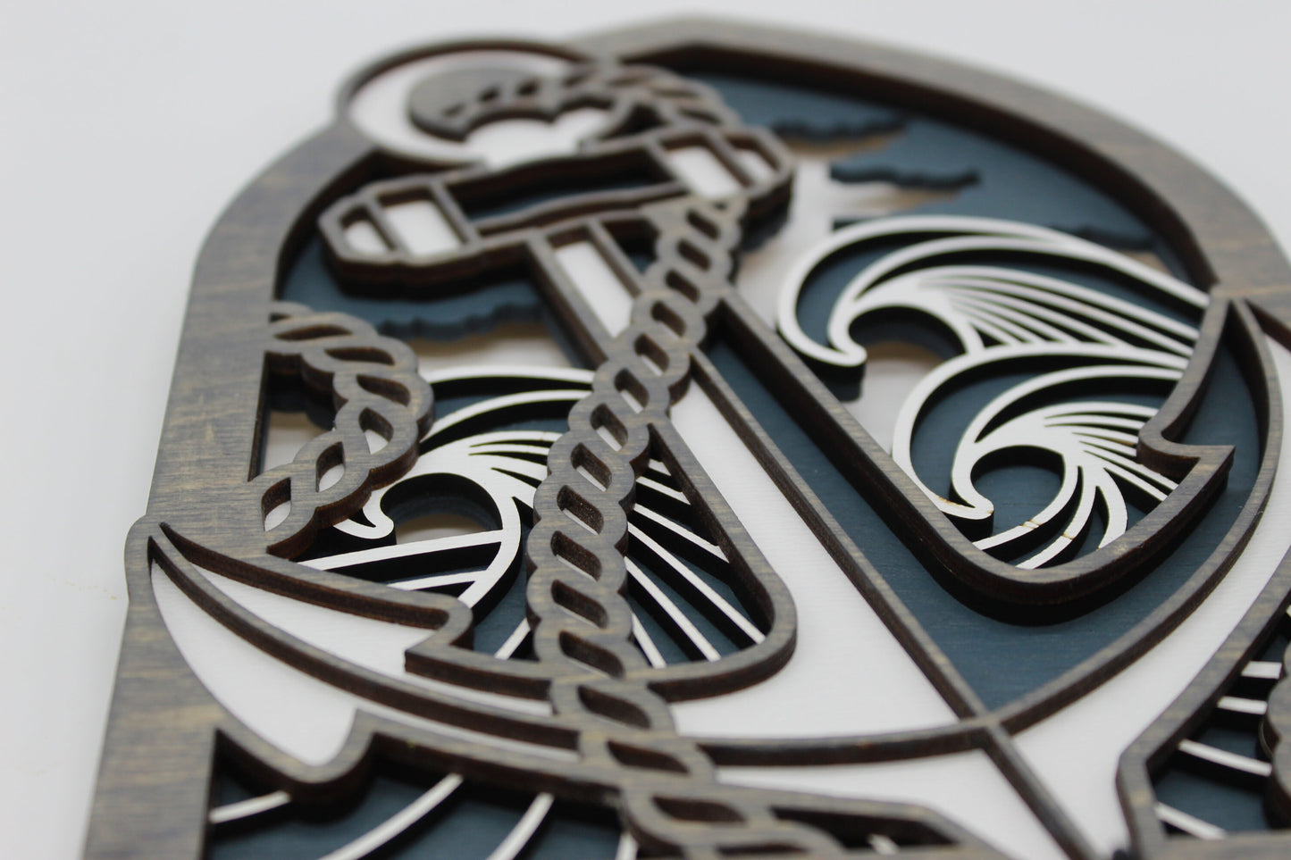 Anchor Key Hanger / Nautical Ocean Sea Decor/ Organization