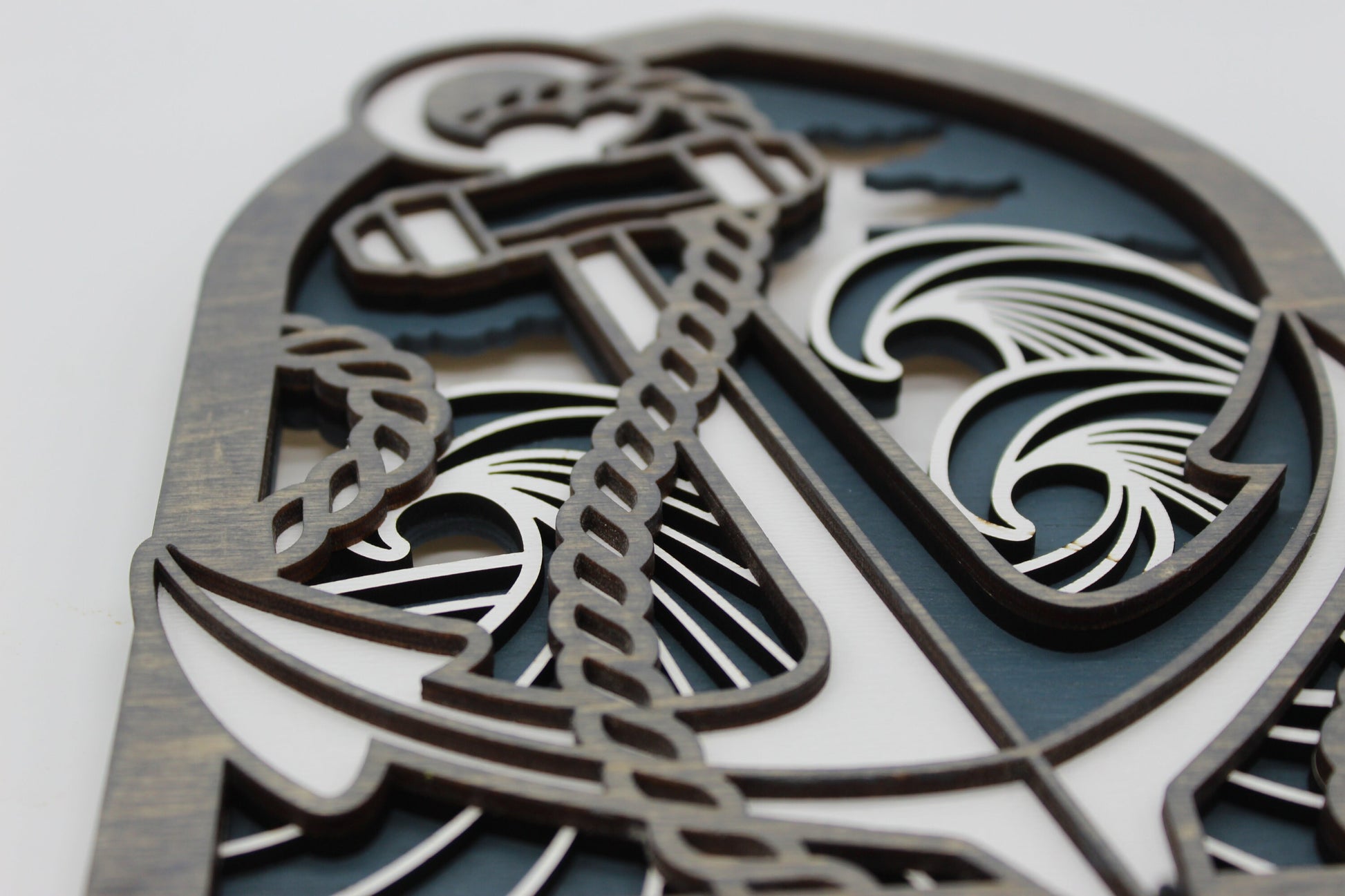 Anchor Key Hanger / Nautical Ocean Sea Decor/ Organization