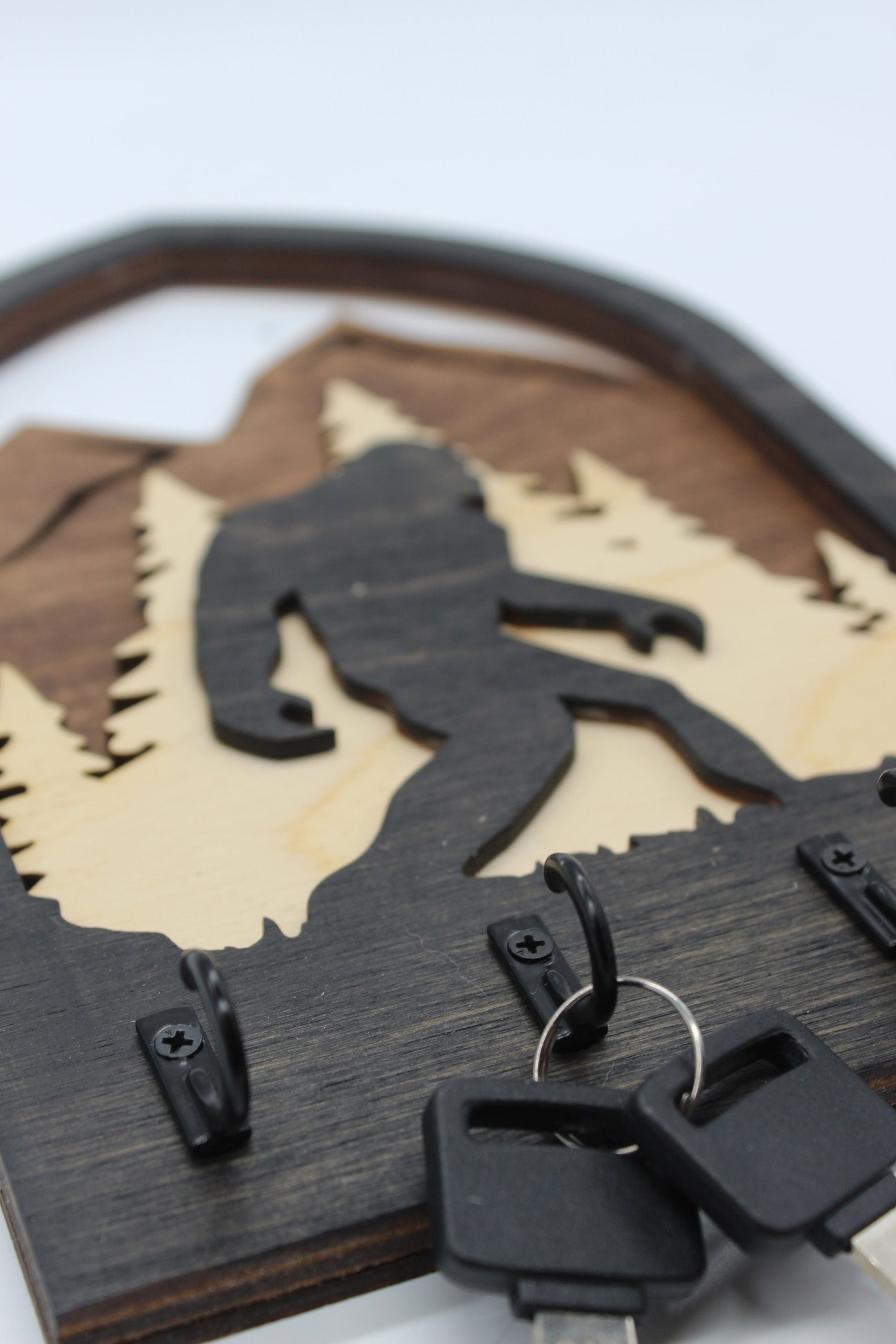 Sasquatch Yeti Big Foot / Key Hanger/ Organizer
