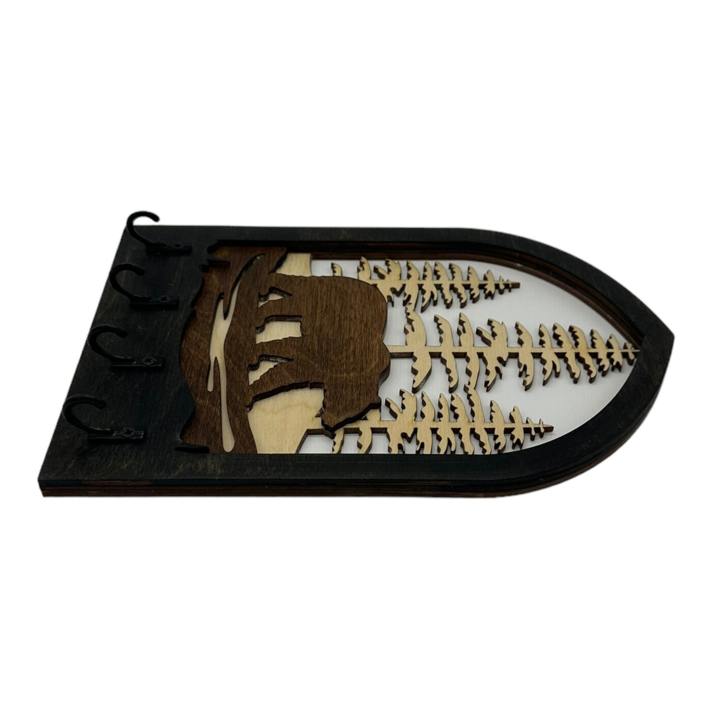 Bear Four Hook Arch Key Hanger/ Organizer