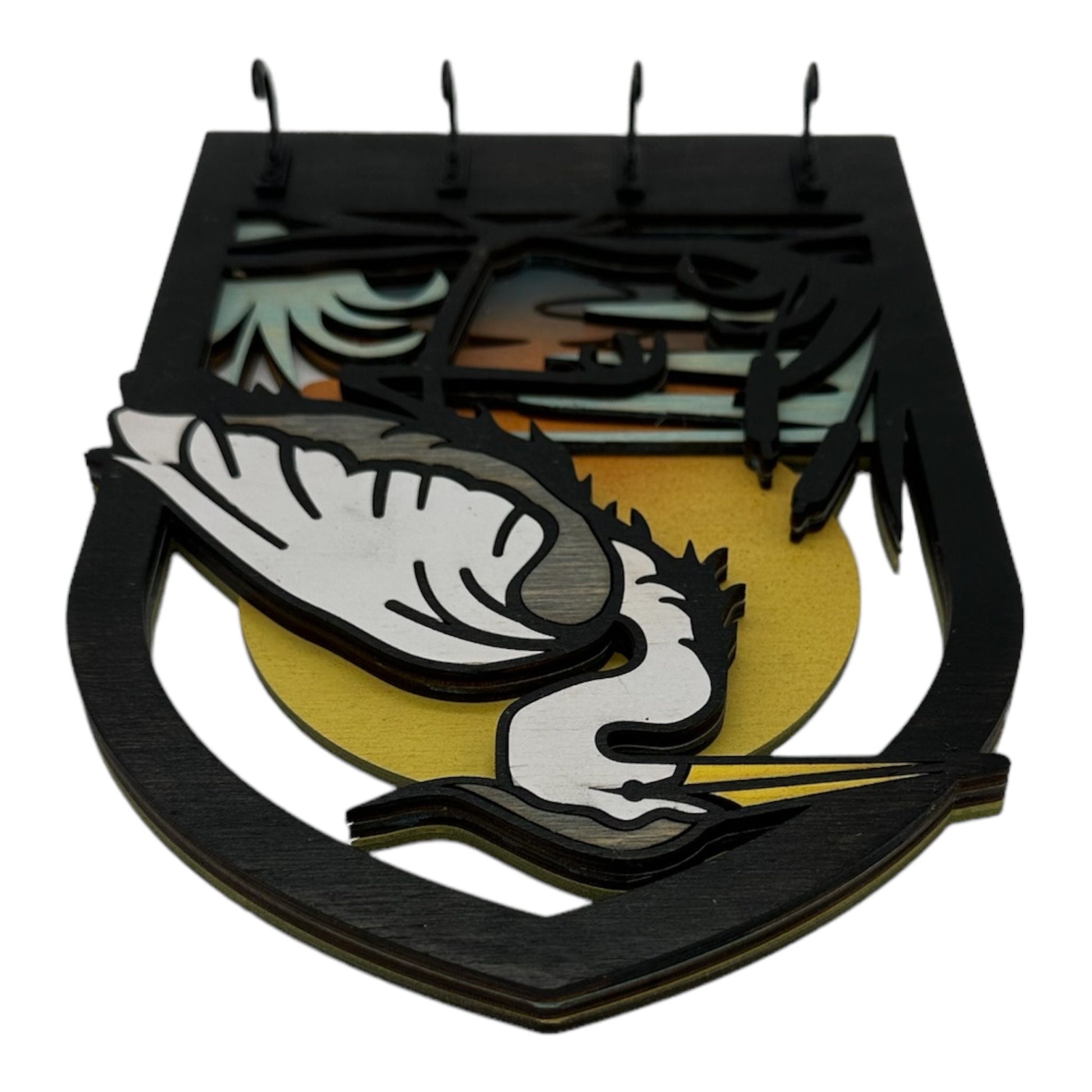 Heron Hook Arch Key Hanger/ Organizer