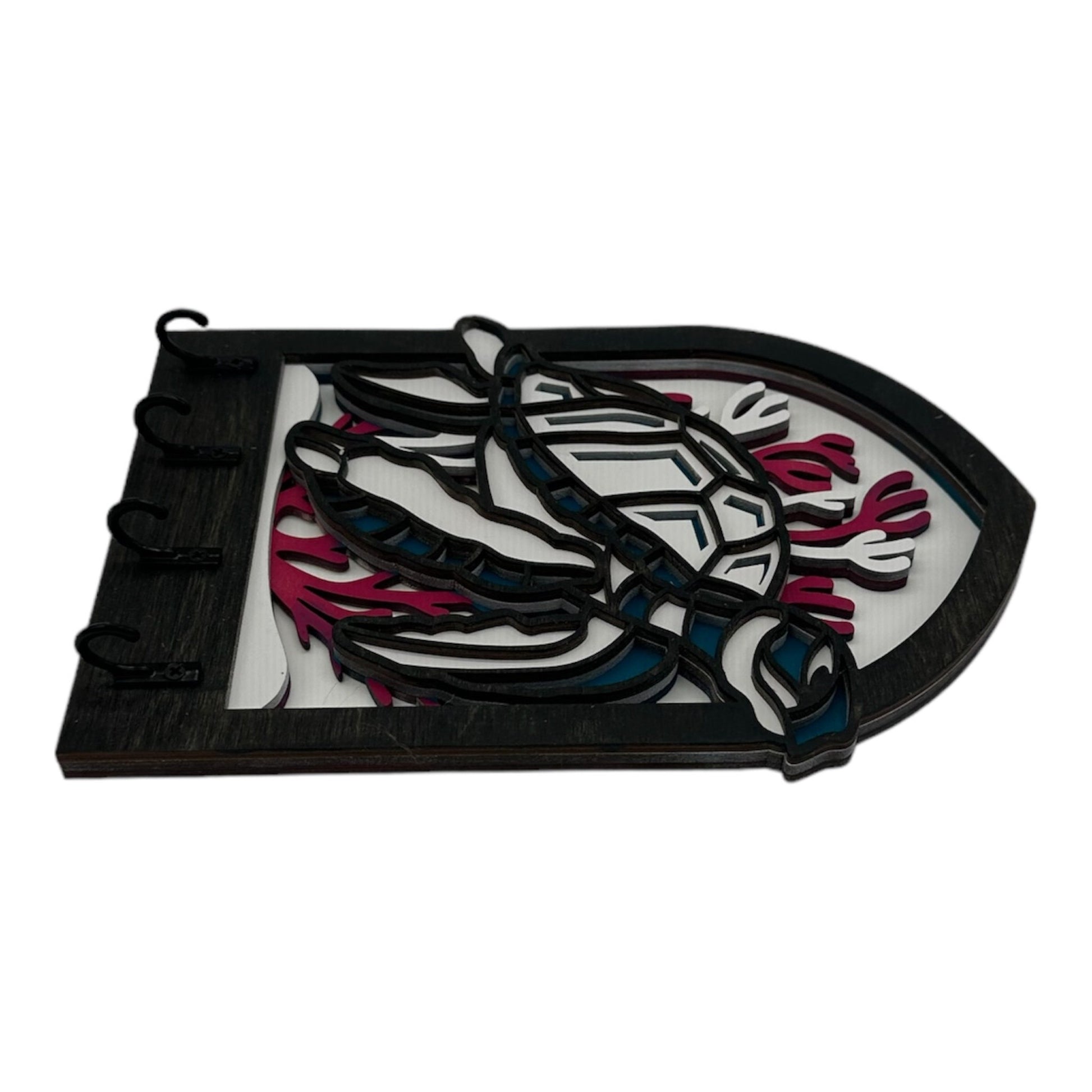 Turtle Four Hook Arch Key Hanger/ Organizer