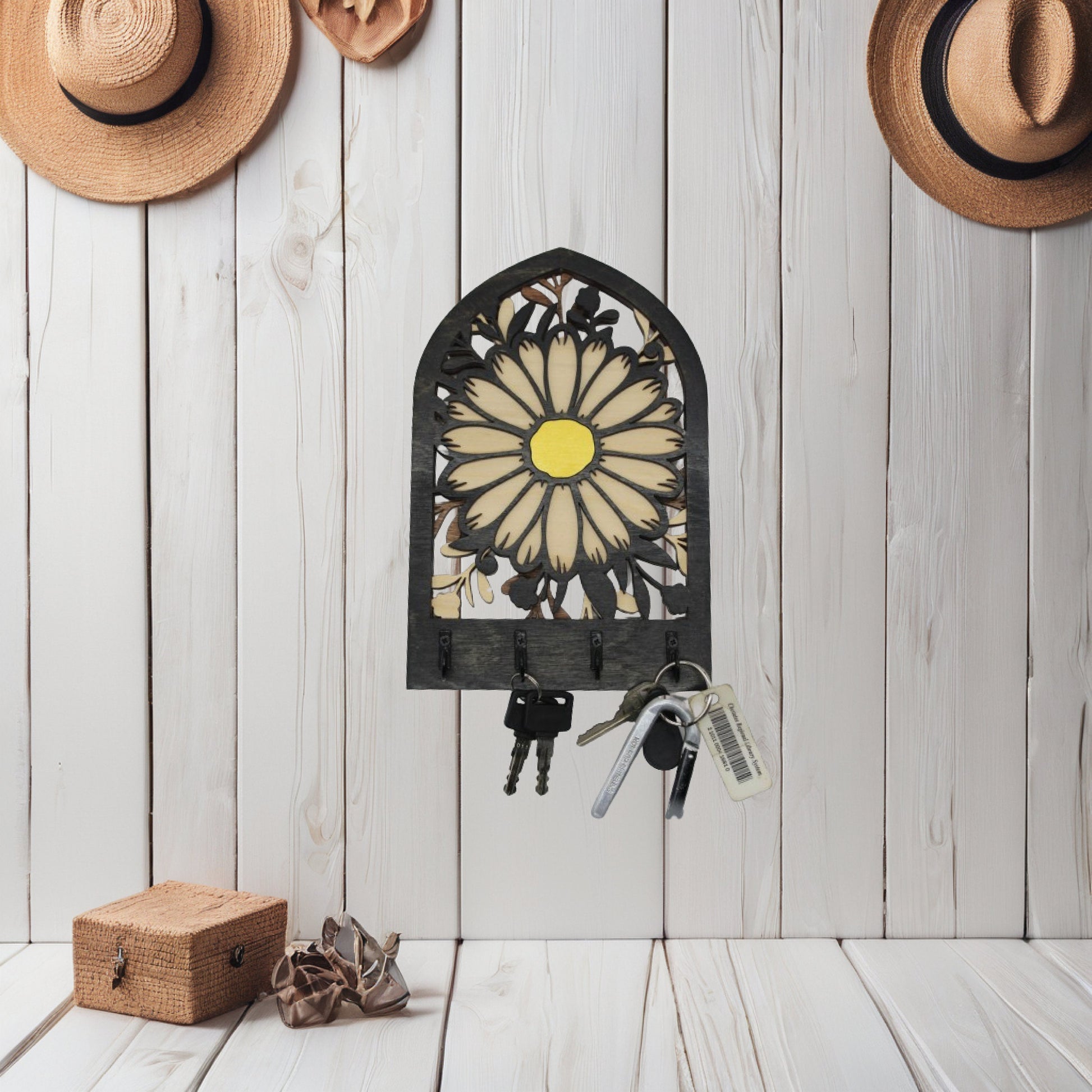 Daisy Flower / Key Hanger / Organizer