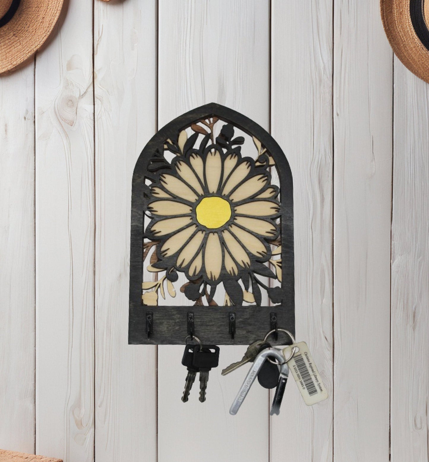 Daisy Flower / Key Hanger / Organizer