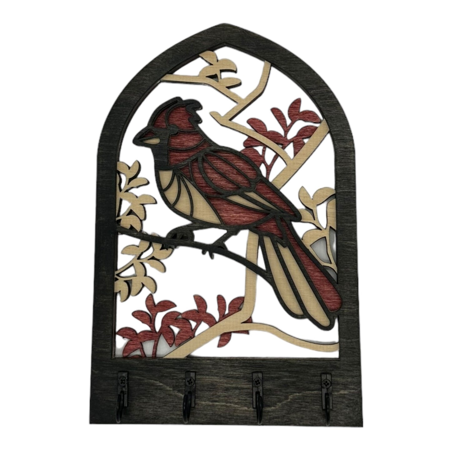 Cardinal Four Hook Arch Key Hanger/ Organizer