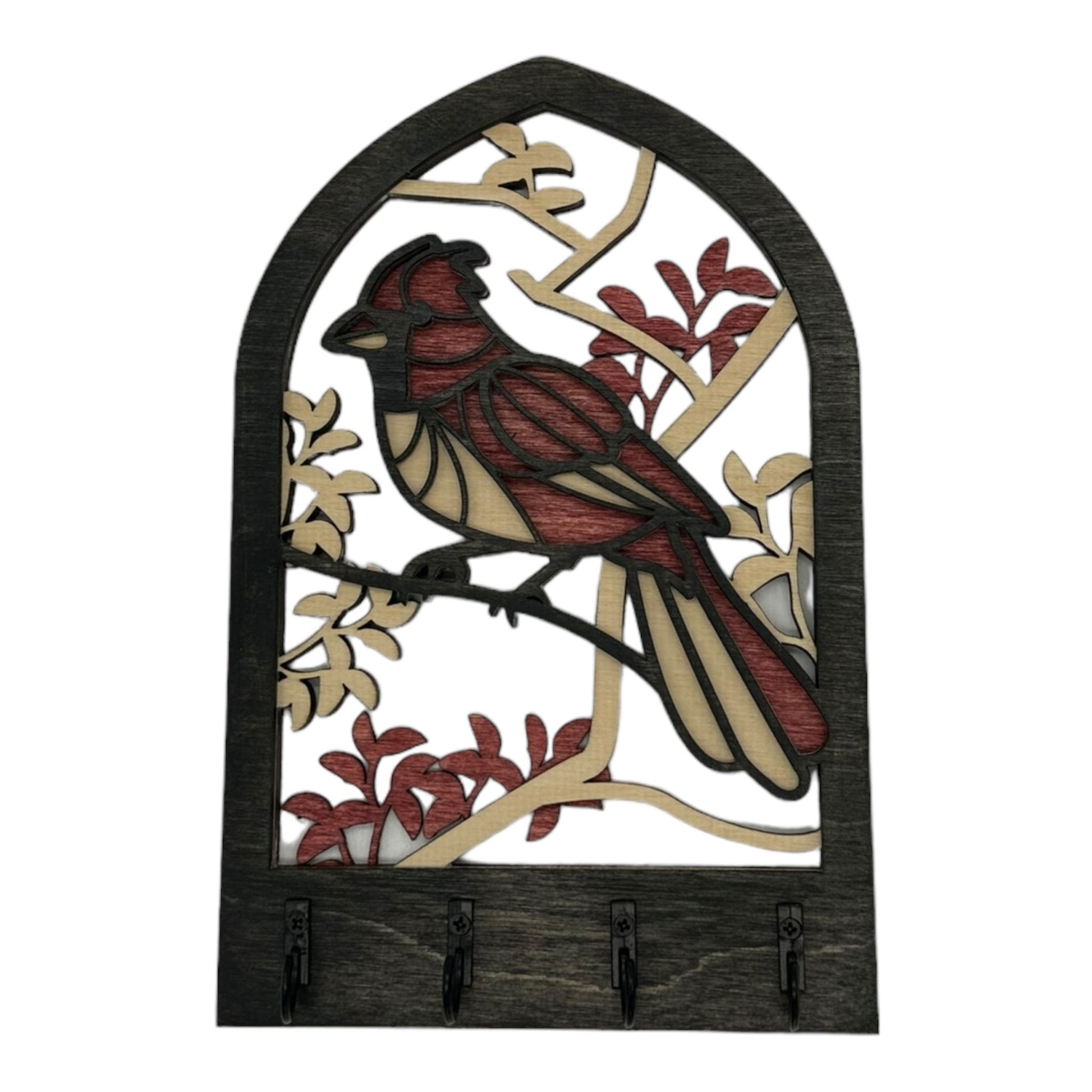 Cardinal Four Hook Arch Key Hanger/ Organizer