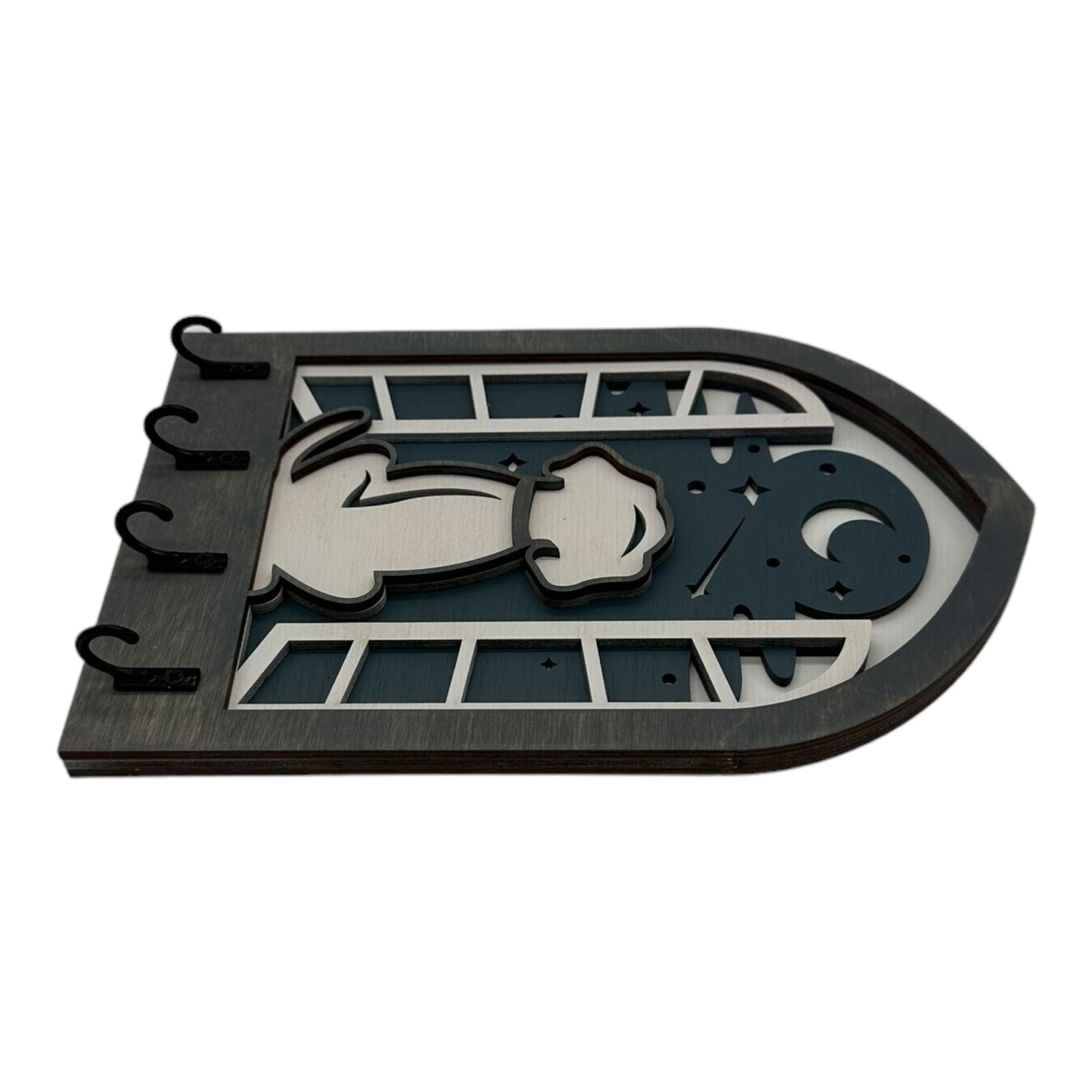 Dog Four Hook Arch Key Hanger/ Organizer