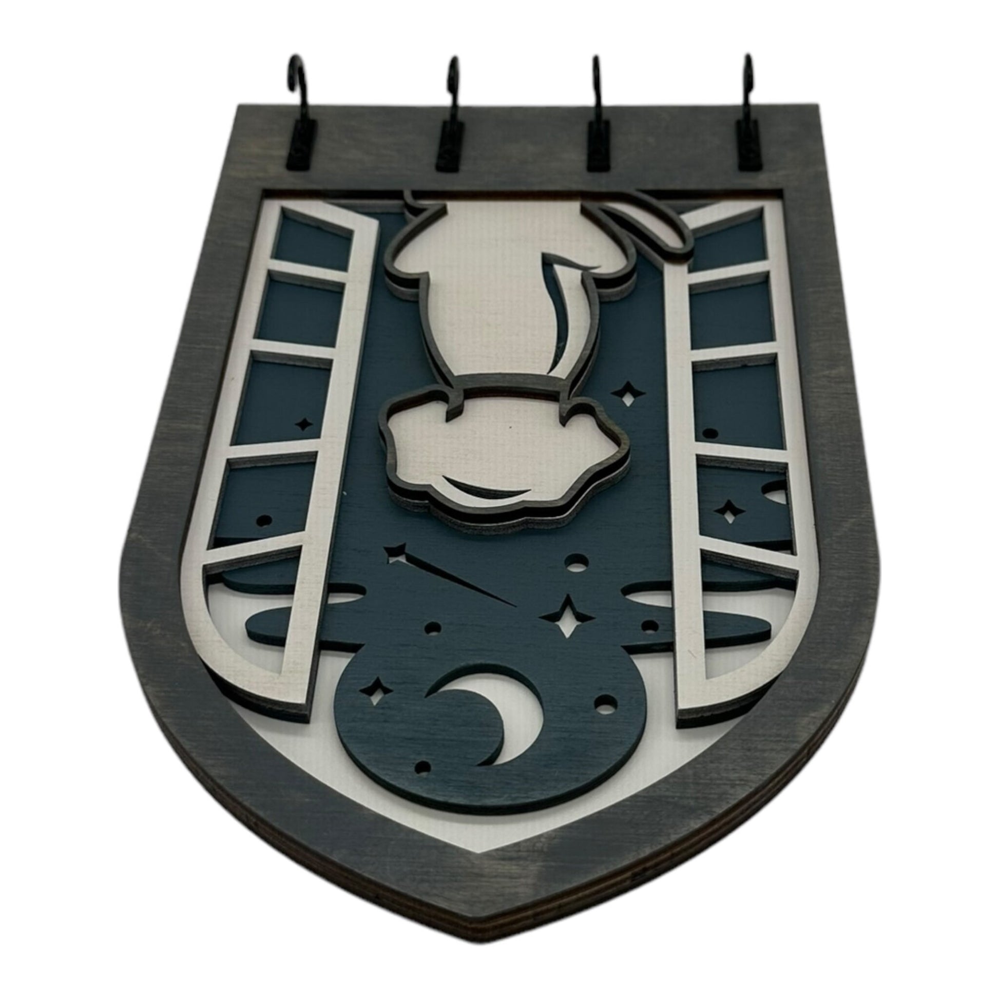 Dog Four Hook Arch Key Hanger/ Organizer