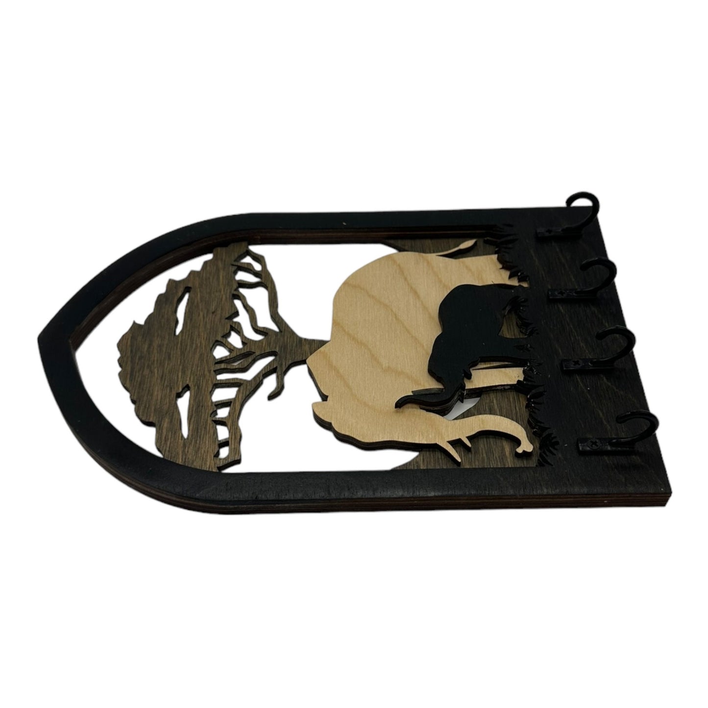 Elephant Four Hook Arch Key Hanger/ Organizer