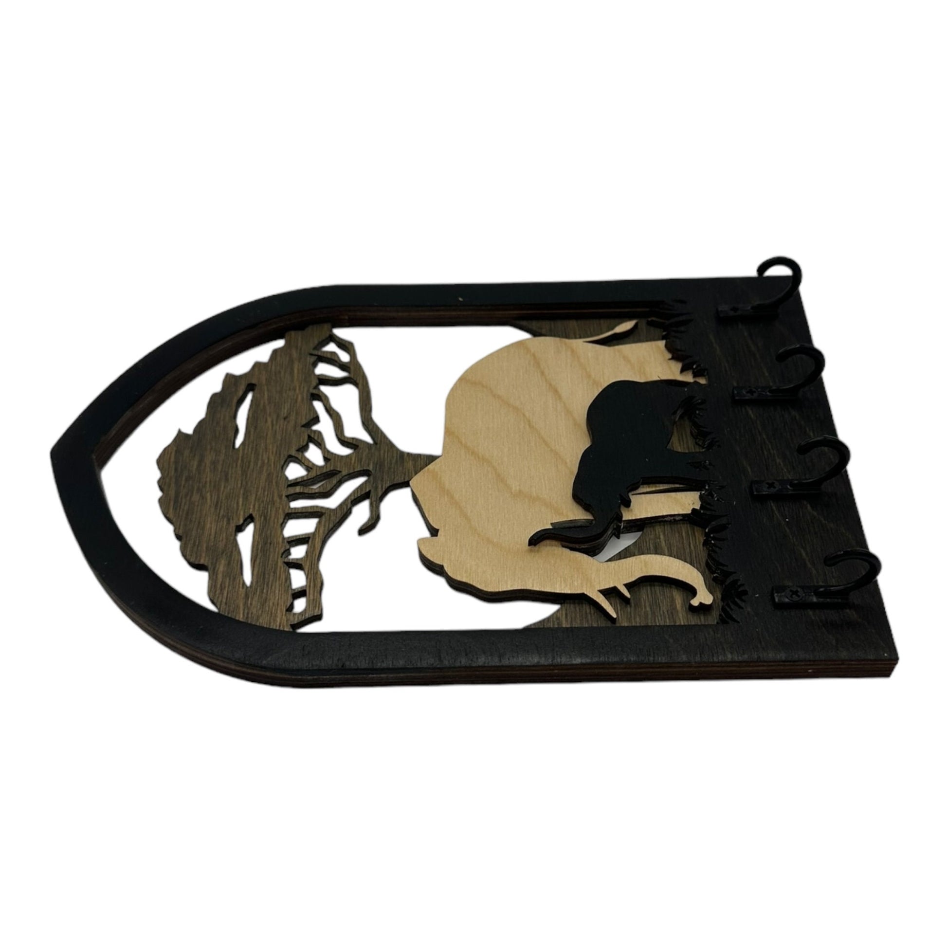 Elephant Four Hook Arch Key Hanger/ Organizer