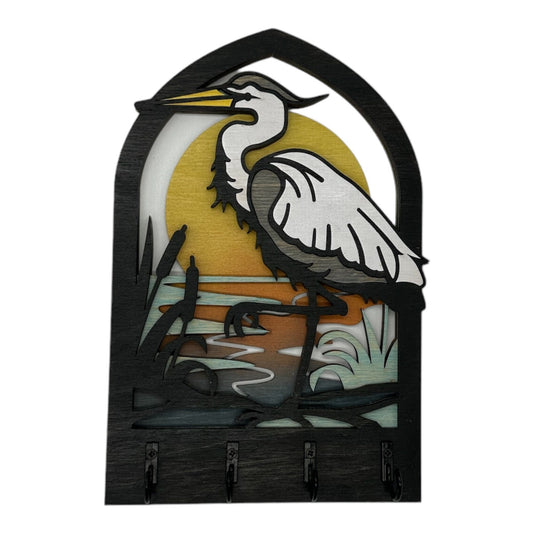 Heron Hook Arch Key Hanger/ Organizer