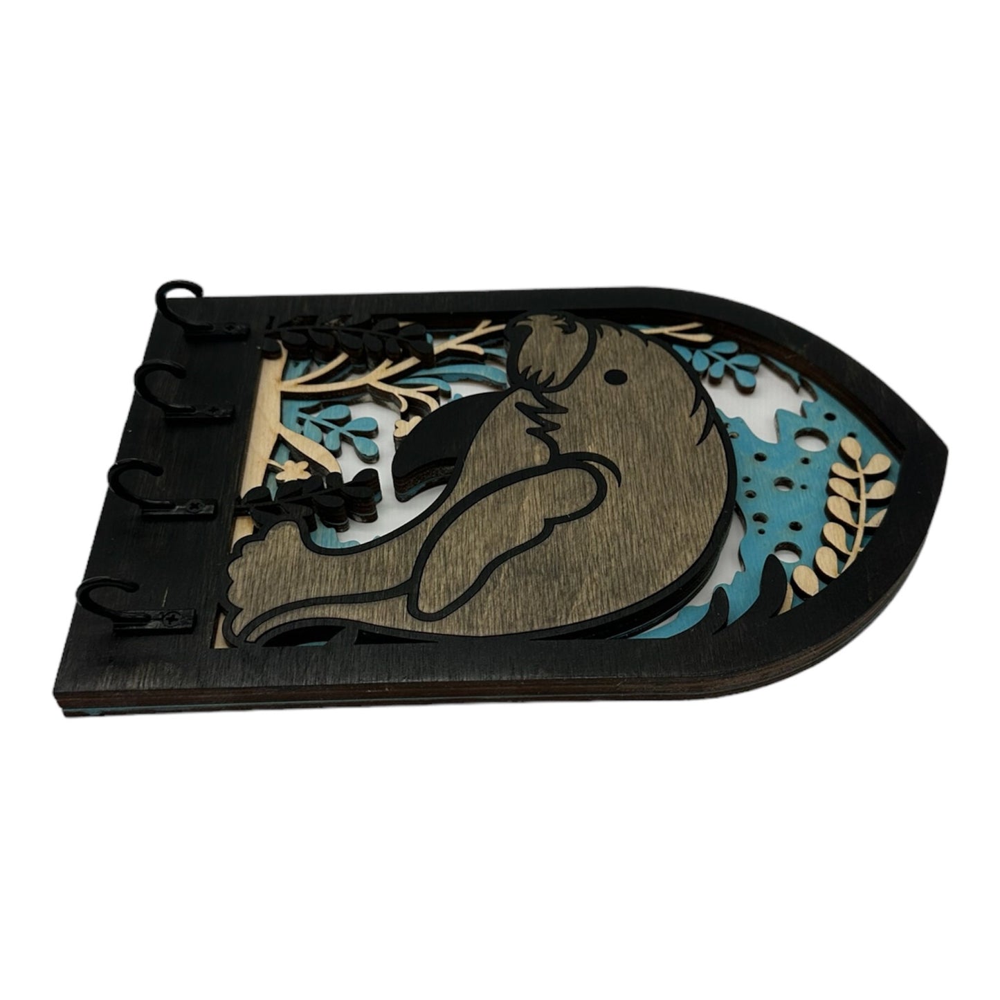 Manatee Four Hook Arch Key Hanger/ Organizer