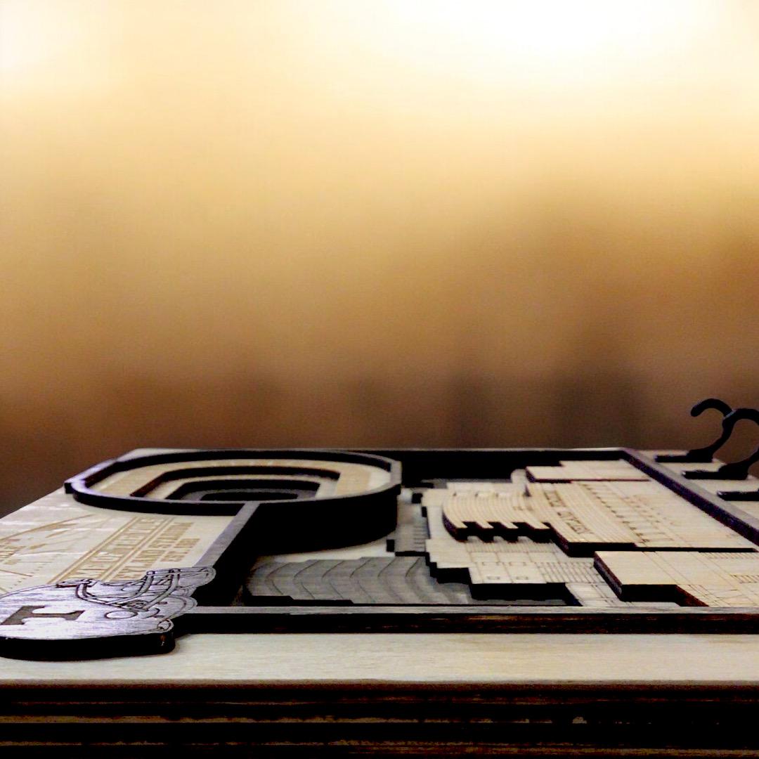 TN Volunteers Wooden Key Hanger/Organizer