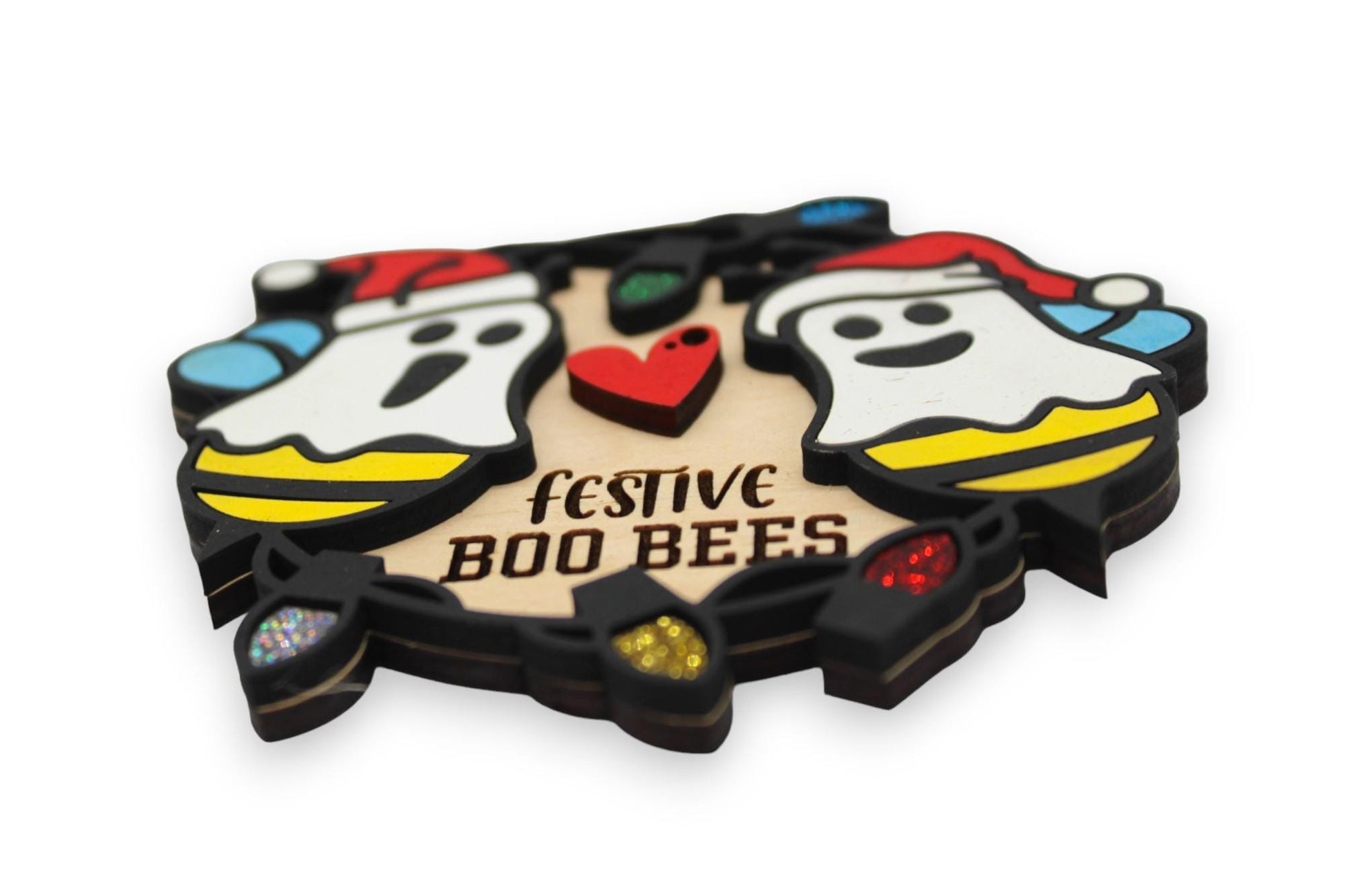 Boo Bee Christmas Ornaments