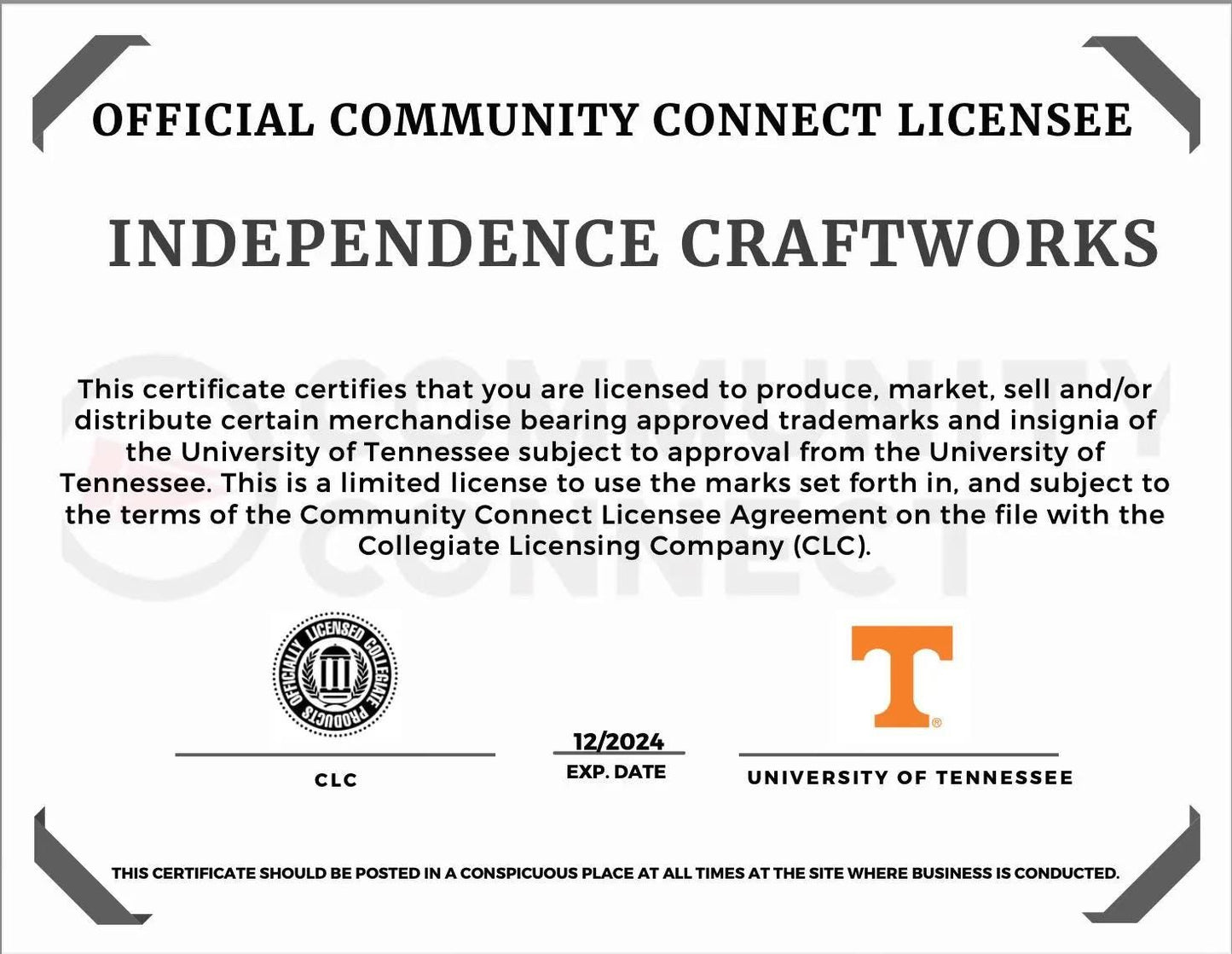 Tennesse Vols Wooden Sign Decor