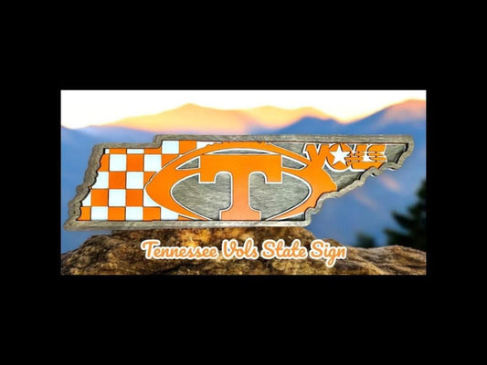 Tennesse Vols Wooden Sign Decor